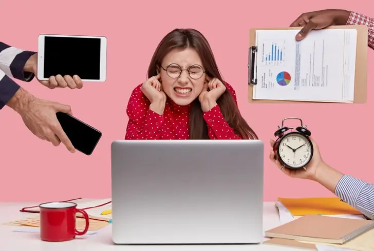 Multitasking causes increased stress and anxiety.
