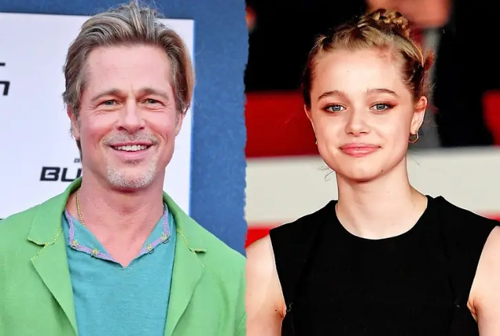 Shiloh jolie-pitt and Brad Pit