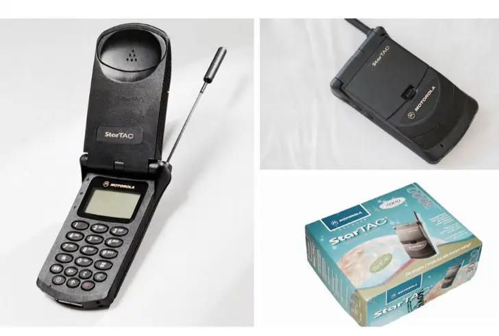 The StarTAC, with its Star Trek-inspired clamshell design, was a pocket fashion statement