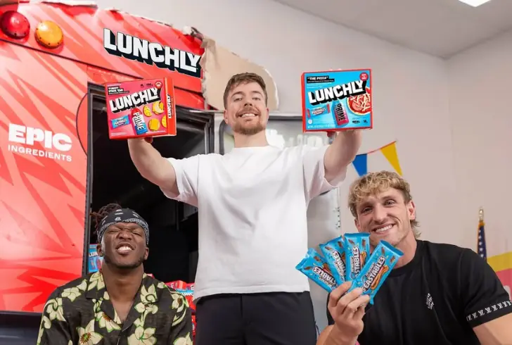MrBeast expands Lunchly snack brand.